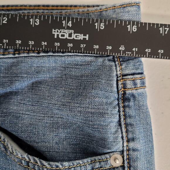 Levi's 527 Bootcut Jeans Men 32x30* Medium Wash Front Whiskering - Picture 5 of 10